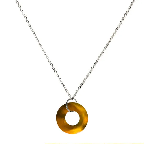 Necklaces Glass Hoop Necklace Bottled Up