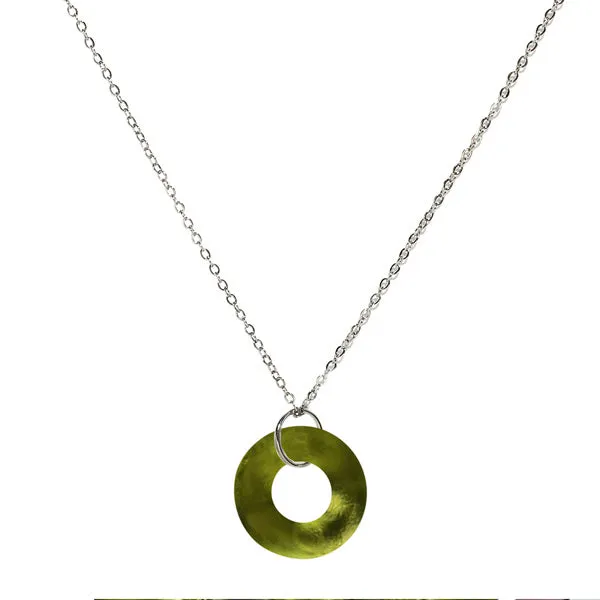 Necklaces Glass Hoop Necklace Bottled Up