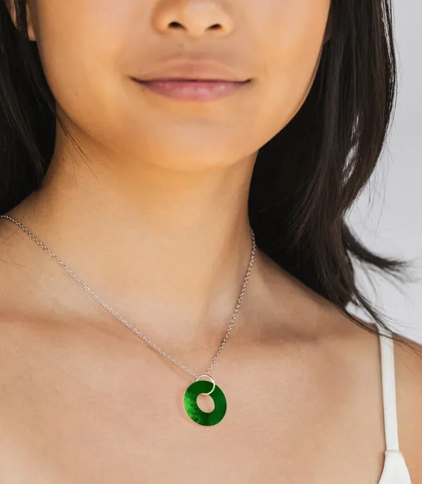 Necklaces Glass Hoop Necklace Bottled Up