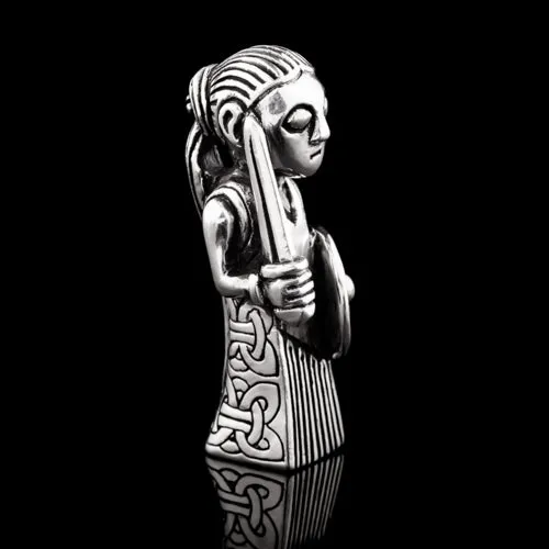 Northan Viking Silver Necklaces Valkyrie Pendant