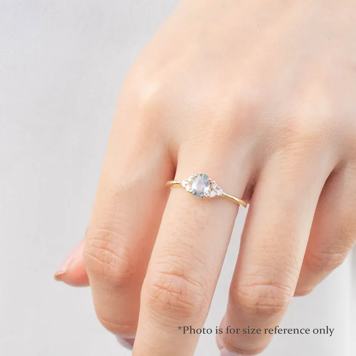 Rings Envero Jewelry Teresa Ring 6mm Madagascar Green Sapphire 14k White Gold Rings Envero Jewelry Teresa Ring 6mm Madagascar Green Sapphire 14k White Gold