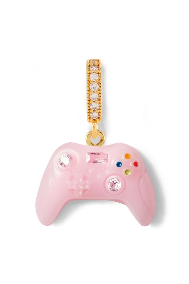Crystal Haze Jewelry Earrings The Gamer Lipgloss Pave connector