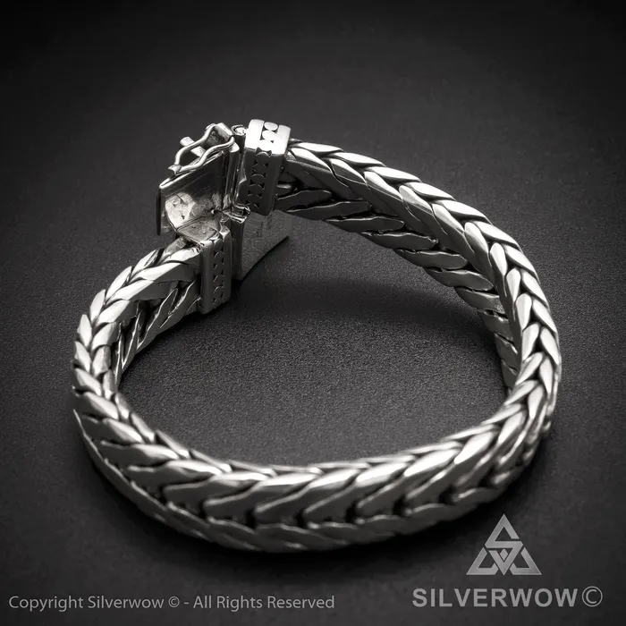 silverwow Bracelets 11mm Chevron Bracelet