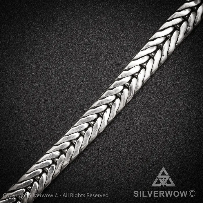 silverwow Bracelets 11mm Chevron Bracelet