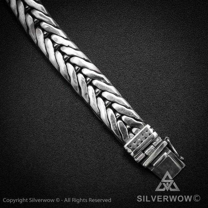 silverwow Bracelets 11mm Chevron Bracelet