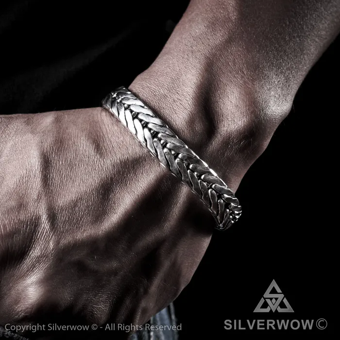 silverwow Bracelets 11mm Chevron Bracelet