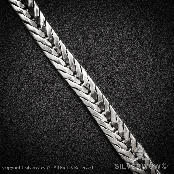 silverwow Bracelets 11mm Chevron Bracelet