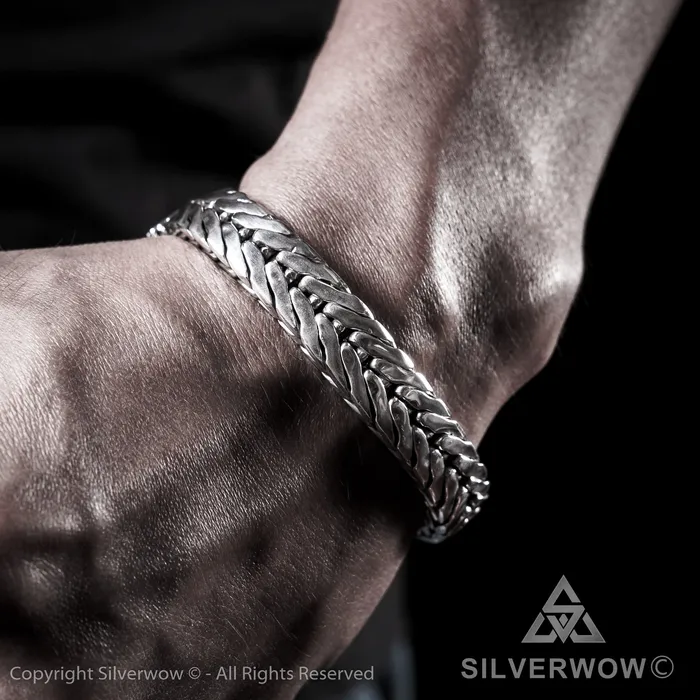 silverwow Bracelets 11mm Chevron Bracelet