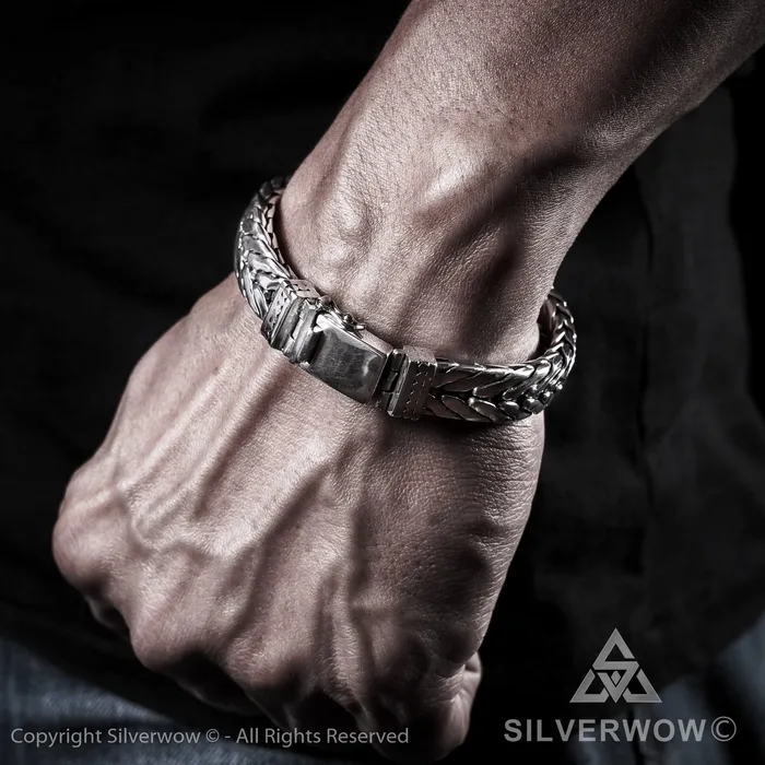 silverwow Bracelets 11mm Chevron Bracelet