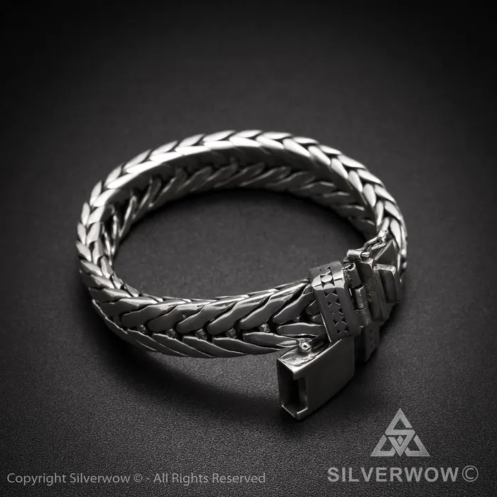 silverwow Bracelets 11mm Chevron Bracelet