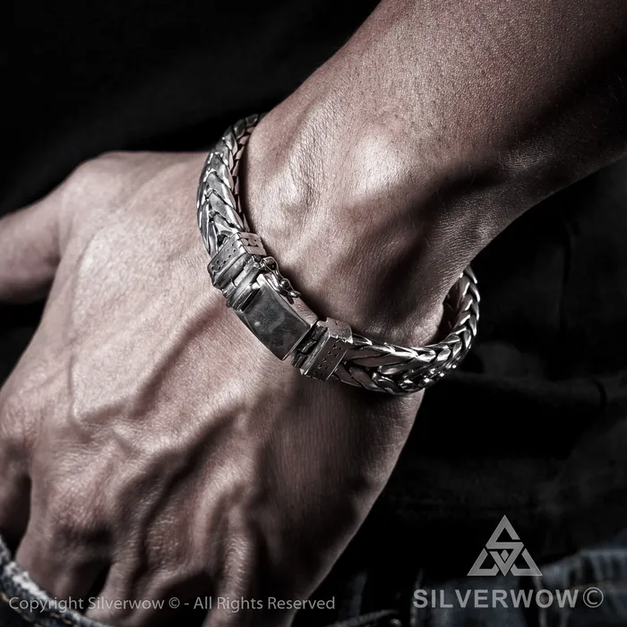 silverwow Bracelets 11mm Chevron Bracelet
