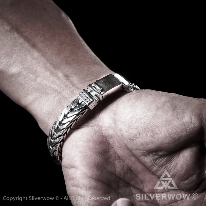 silverwow Bracelets 11mm Chevron Bracelet