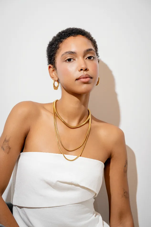 Third Date Choker Crystal Haze Jewelry Earrings