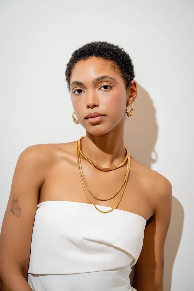 Third Date Choker Crystal Haze Jewelry Earrings