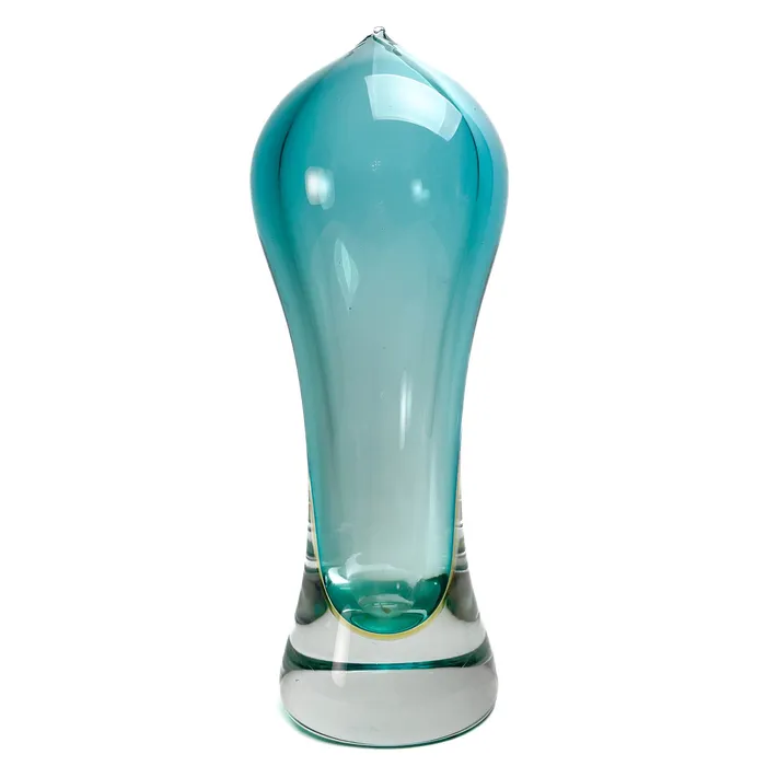 Vase Aquamarine Murano blown glass Formia International Earrings Vase Aquamarine Murano blown glass Formia International Earrings