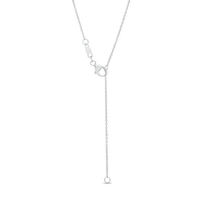 15 CT Oval Natural Clarity Enhanced Solitaire Antique VintageStyle Necklace in 10K White Gold Goldia Necklaces 15 CT Oval Natural Clarity Enhanced Solitaire Antique VintageStyle Necklace in 10K White Gold Goldia Necklaces