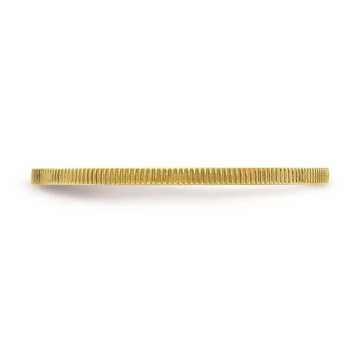 10K Gold 12mm Lind Pattern Stackable Band Goldia Rings