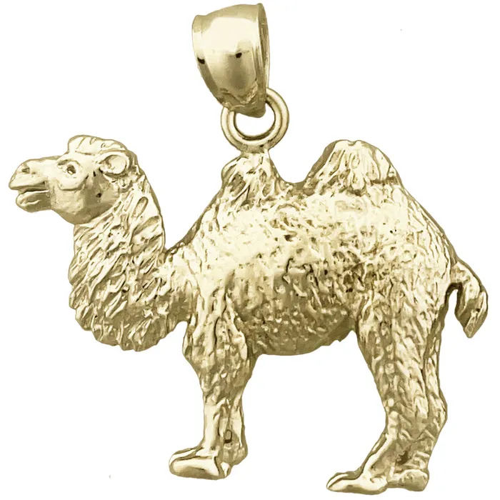 14K Gold Bactrian Camel Pendant Goldia PreStyled Sets