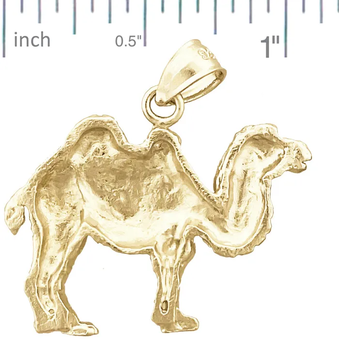 14K Gold Bactrian Camel Pendant Goldia PreStyled Sets