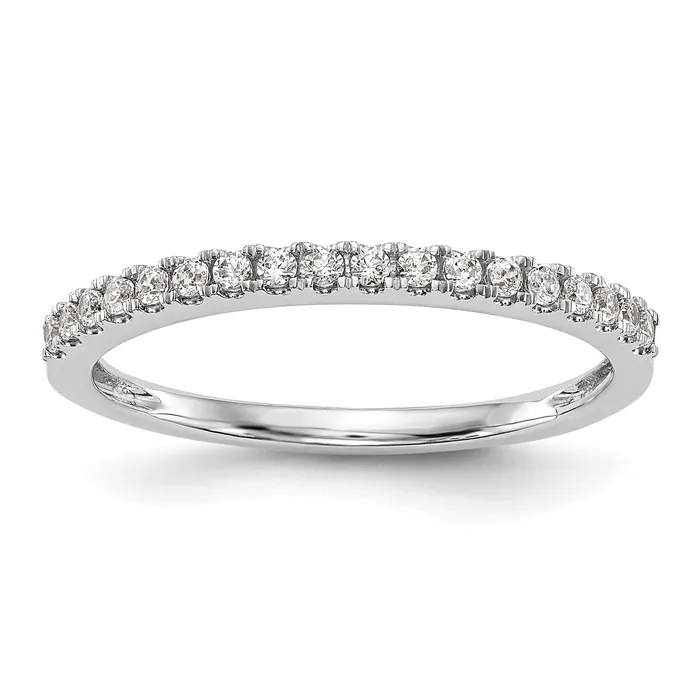 14k White Gold 15 Ct Lab Grown Diamond VSSI G Wedding Band Ring Goldia Rings