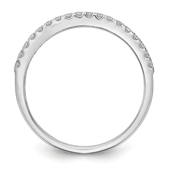 14k White Gold 15 Ct Lab Grown Diamond VSSI G Wedding Band Ring Goldia Rings