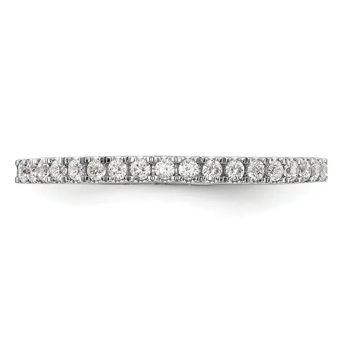 14k White Gold 15 Ct Lab Grown Diamond VSSI G Wedding Band Ring Goldia Rings