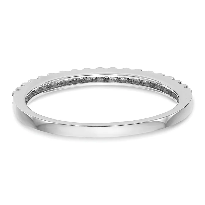 14k White Gold 15 Ct Lab Grown Diamond VSSI G Wedding Band Ring Goldia Rings