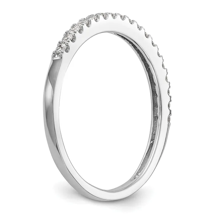 14k White Gold 15 Ct Lab Grown Diamond VSSI G Wedding Band Ring Goldia Rings
