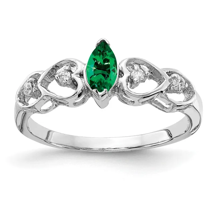 14k White Gold 6x3mm Marquise Mount St Helens A Real Diamond ring Goldiacom Rings 14k White Gold 6x3mm Marquise Mount St Helens A Real Diamond ring Goldiacom Rings