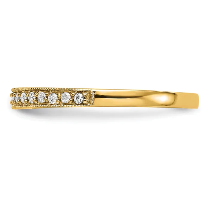 14k Yellow Gold 16 Ct Lab Grown Diamond VSSI G Wedding Band Ring Goldia Rings