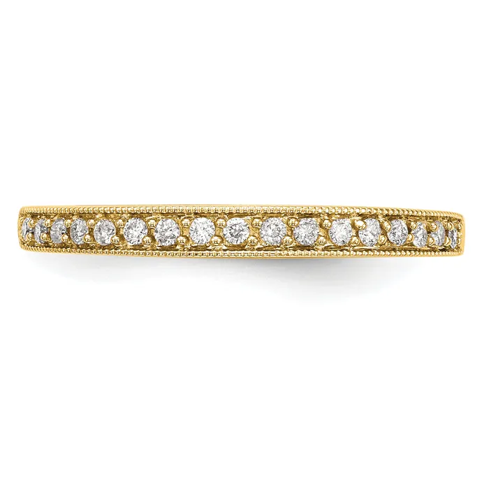 14k Yellow Gold 16 Ct Lab Grown Diamond VSSI G Wedding Band Ring Goldia Rings