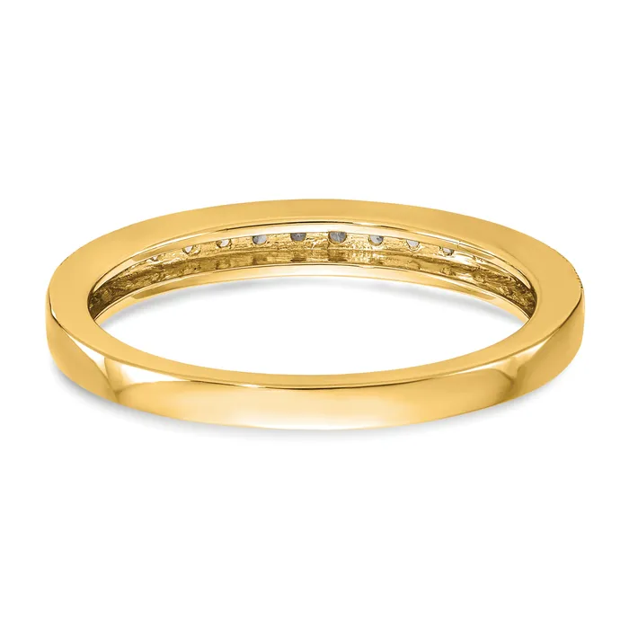 14k Yellow Gold 16 Ct Lab Grown Diamond VSSI G Wedding Band Ring Goldia Rings