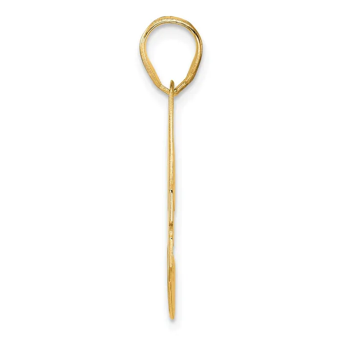14k Yellow Gold Polished Block Number 34 Pendant Goldia PreStyled Sets