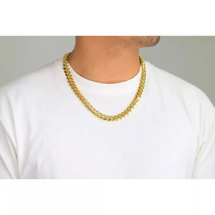 14k Yellow Gold Royal Monaco Miami Cuban Link 6mm Chain Pendant Necklace 22 Goldiacom Necklaces