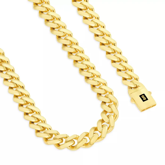 14k Yellow Gold Royal Monaco Miami Cuban Link 6mm Chain Pendant Necklace 22 Goldiacom Necklaces