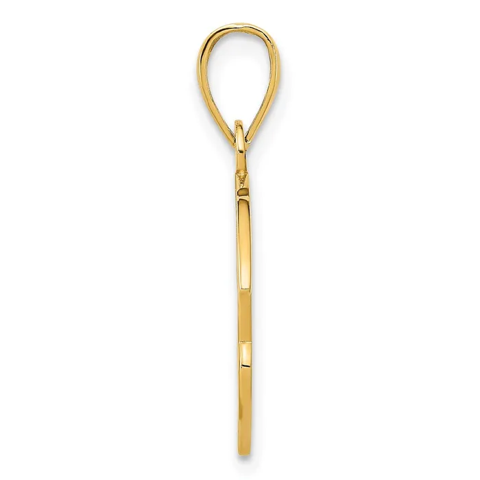 14k Yellow Gold Teamo Heart Pendant Goldia Necklaces