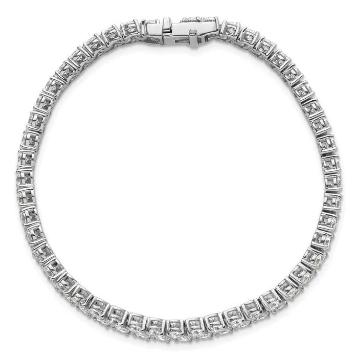 Bracelets Goldia 14k White Gold 10 12 Ct Lab Grown Diamond VSSI G 7 inch Fancy Tennis Bracelet