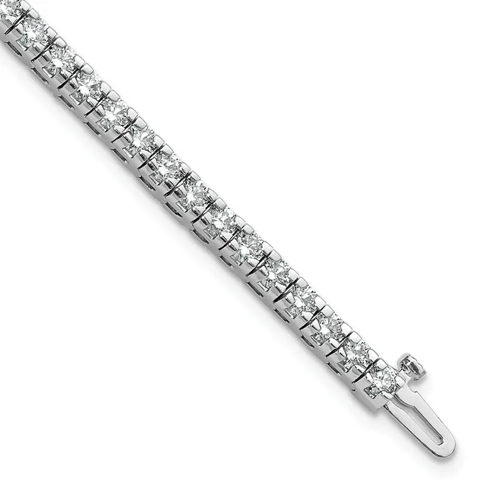 Bracelets Goldia 14k White Gold 4 58 Ct Lab Grown Diamond VSSI G Round Tennis Bracelet Bracelets Goldia 14k White Gold 4 58 Ct Lab Grown Diamond VSSI G Round Tennis Bracelet