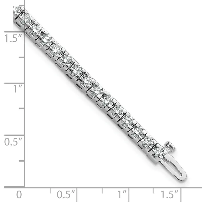 Bracelets Goldia 14k White Gold 4 58 Ct Lab Grown Diamond VSSI G Round Tennis Bracelet