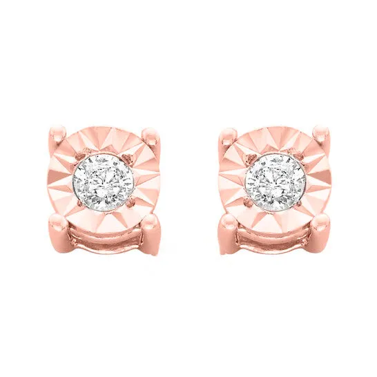 Earrings JMS always Original Haus of Brilliance 10k RoseGold Plated Sterling Silver 110ct TDW RoundCut Diamond MiraclePlated Stud Earrings JKI3 Earrings JMS always Original Haus of Brilliance 10k RoseGold Plated Sterling Silver 110ct TDW RoundCut Diamond MiraclePlated Stud Earrings JKI3