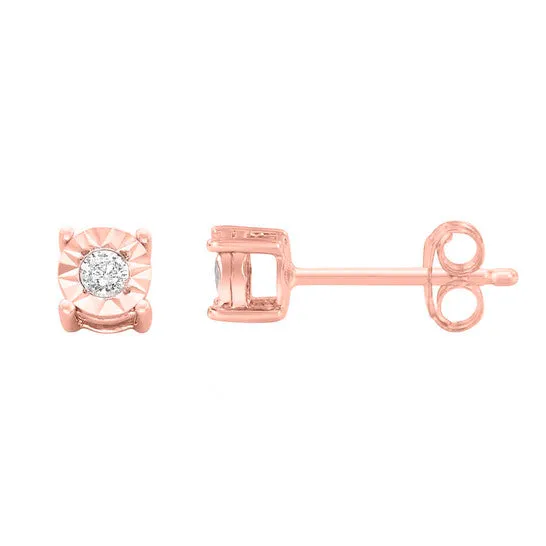 Earrings JMS always Original Haus of Brilliance 10k RoseGold Plated Sterling Silver 110ct TDW RoundCut Diamond MiraclePlated Stud Earrings JKI3 Earrings JMS always Original Haus of Brilliance 10k RoseGold Plated Sterling Silver 110ct TDW RoundCut Diamond MiraclePlated Stud Earrings JKI3