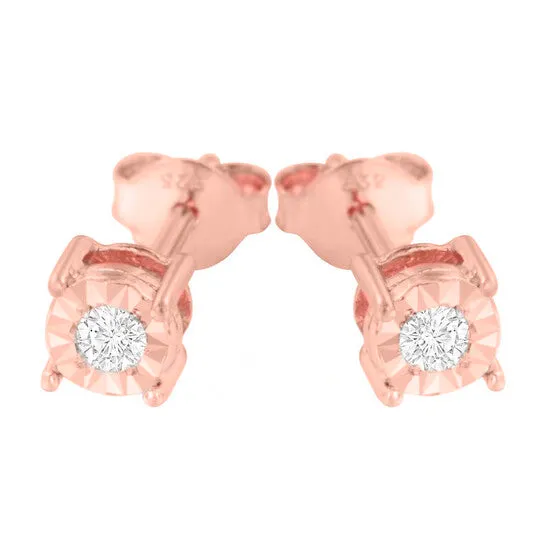 Earrings JMS always Original Haus of Brilliance 10k RoseGold Plated Sterling Silver 110ct TDW RoundCut Diamond MiraclePlated Stud Earrings JKI3 Earrings JMS always Original Haus of Brilliance 10k RoseGold Plated Sterling Silver 110ct TDW RoundCut Diamond MiraclePlated Stud Earrings JKI3