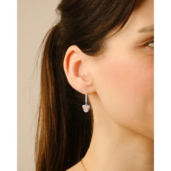 Earrings JMS always Original Kylie Harper Sterling Silver Pave Heart Cubic Zirconia CZ Dangle Leverback Earrings Earrings JMS always Original Kylie Harper Sterling Silver Pave Heart Cubic Zirconia CZ Dangle Leverback Earrings
