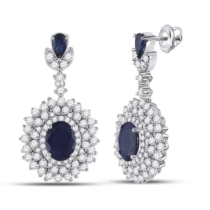 gndatlanta 2CTWDiamond 4CTWSAPP EARRING Earrings