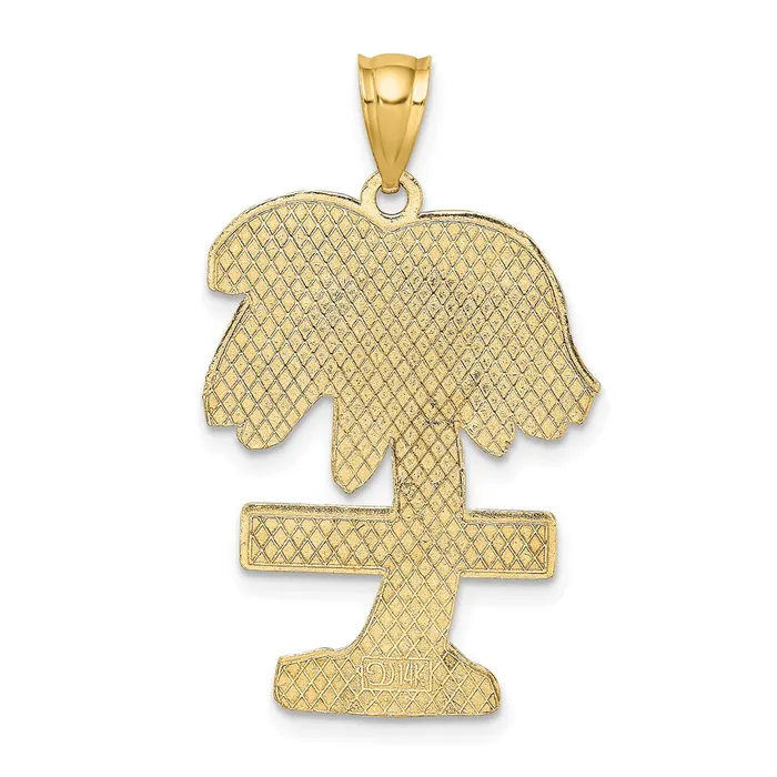 Goldia Charm Necklaces 14k Yellow Gold PALM BEACH Palm Tree Charm