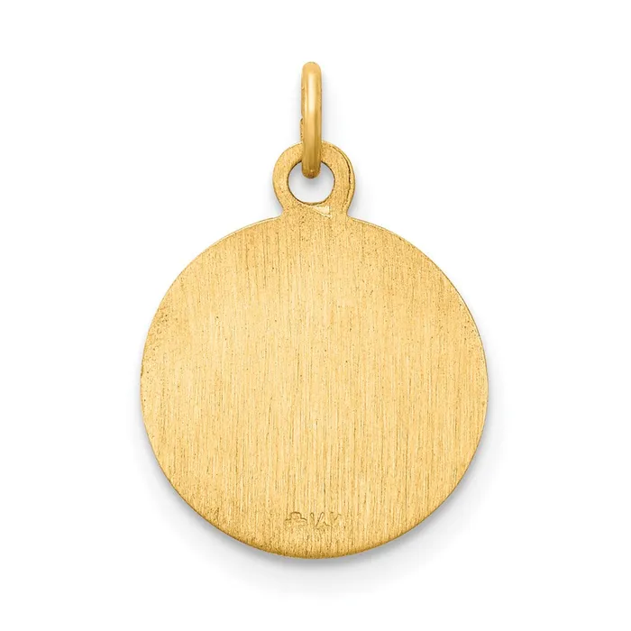 Goldia Charm Necklaces 14k Yellow Gold Saint Mark Medal Charm