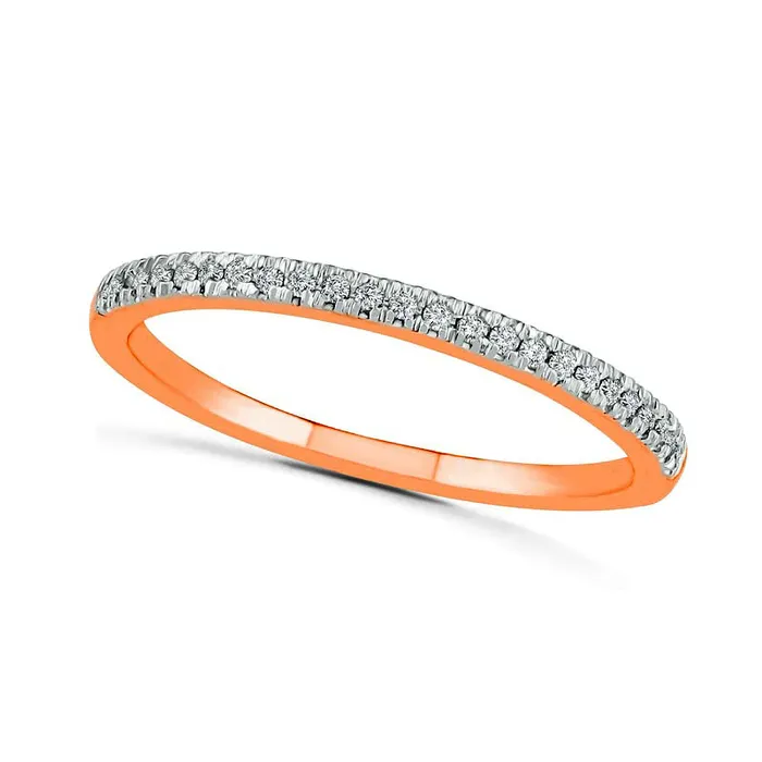 Goldia Rings 038 CT TW Composite Natural Diamond Antique VintageStyle Alternating Bridal Engagement Ring Set in Solid 10K Rose Gold Goldia Rings 038 CT TW Composite Natural Diamond Antique VintageStyle Alternating Bridal Engagement Ring Set in Solid 10K Rose Gold