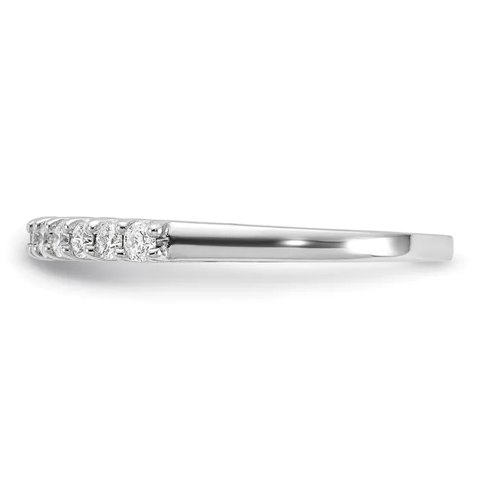Goldia Rings 14k White Gold 14 Ct Lab Grown Diamond VSSI G Band Ring