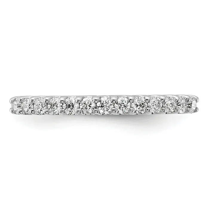 Goldia Rings 14k White Gold 14 Ct Lab Grown Diamond VSSI G Band Ring