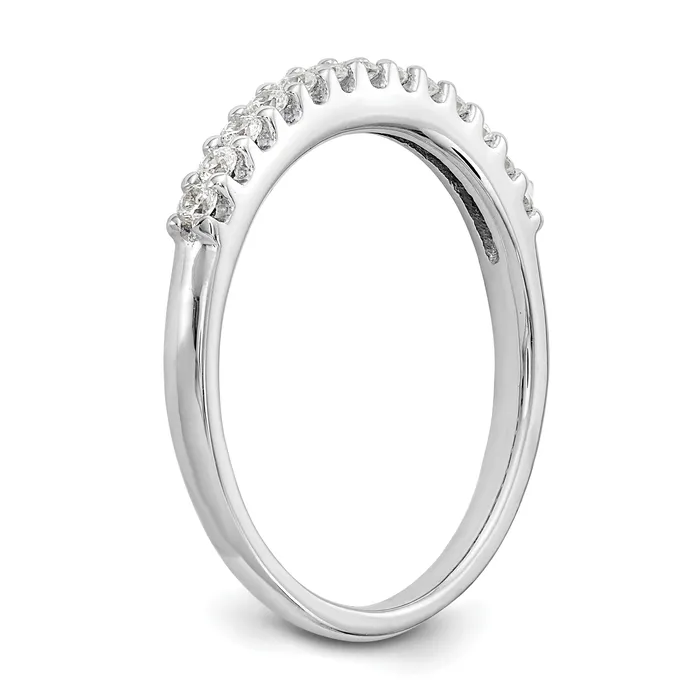 Goldia Rings 14k White Gold 14 Ct Lab Grown Diamond VSSI G Band Ring